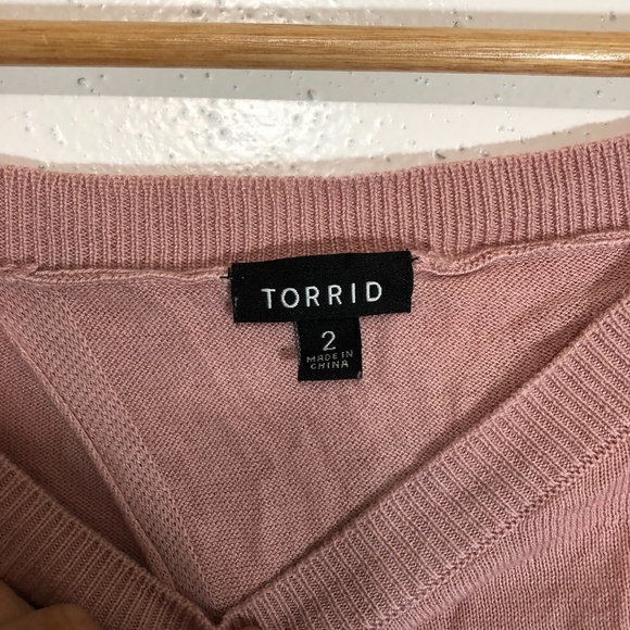 Torrid Layered Lace sweater - Picture 4 of 9